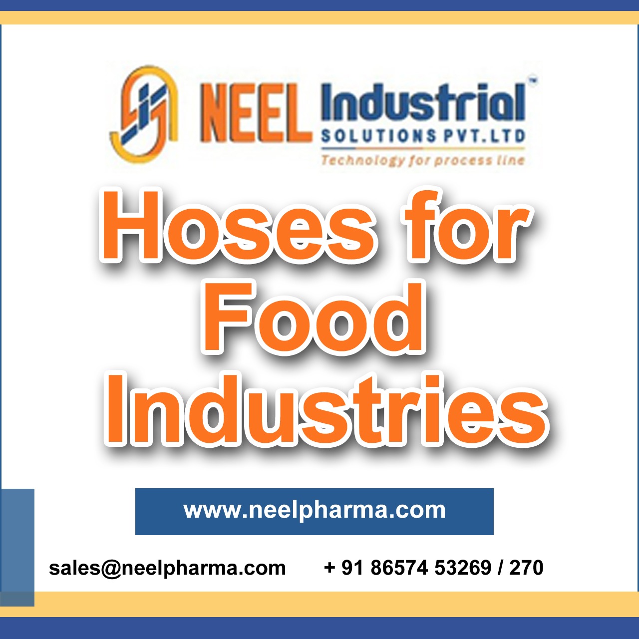 Hoses for food industries