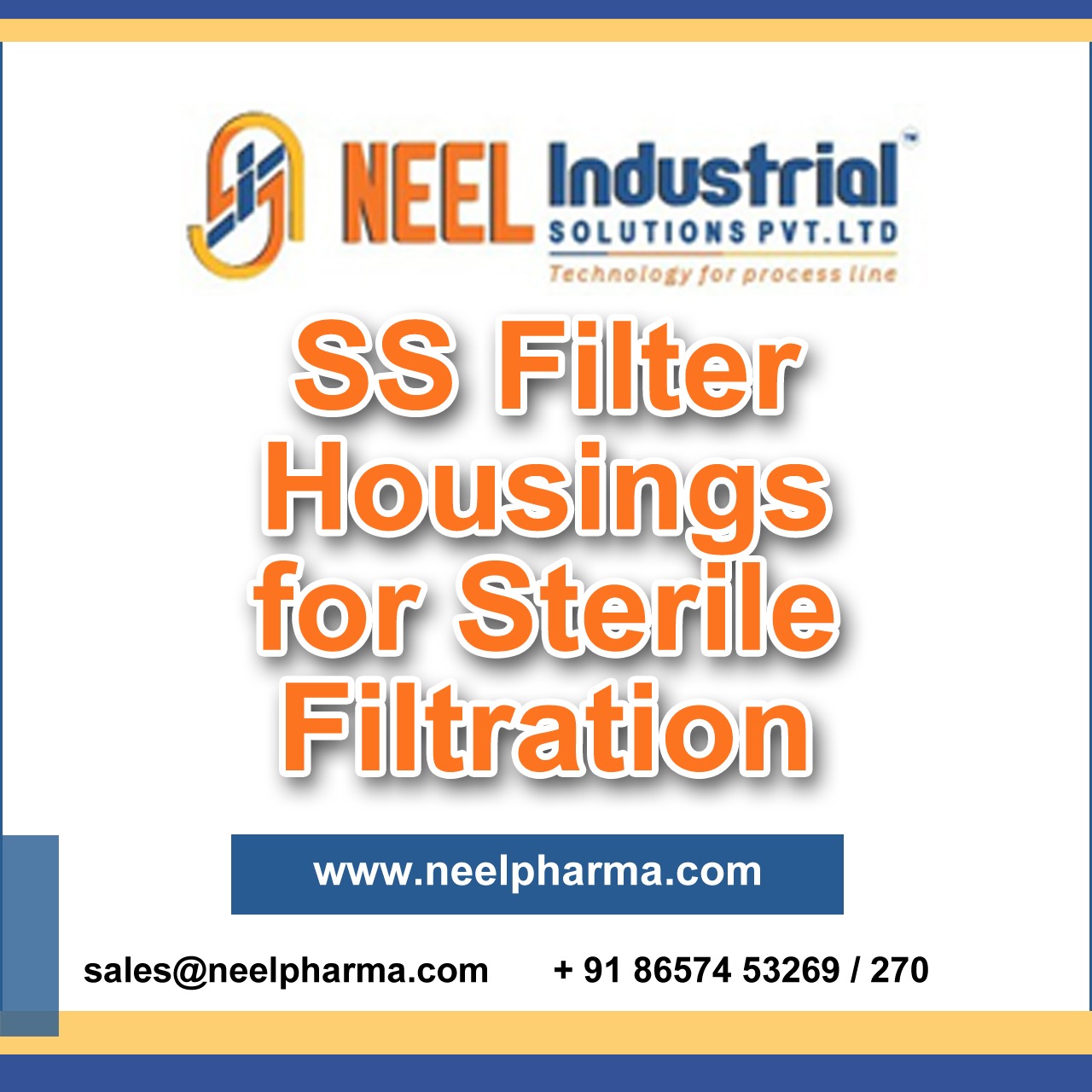 SS Filter Housings for Sterile Filtration